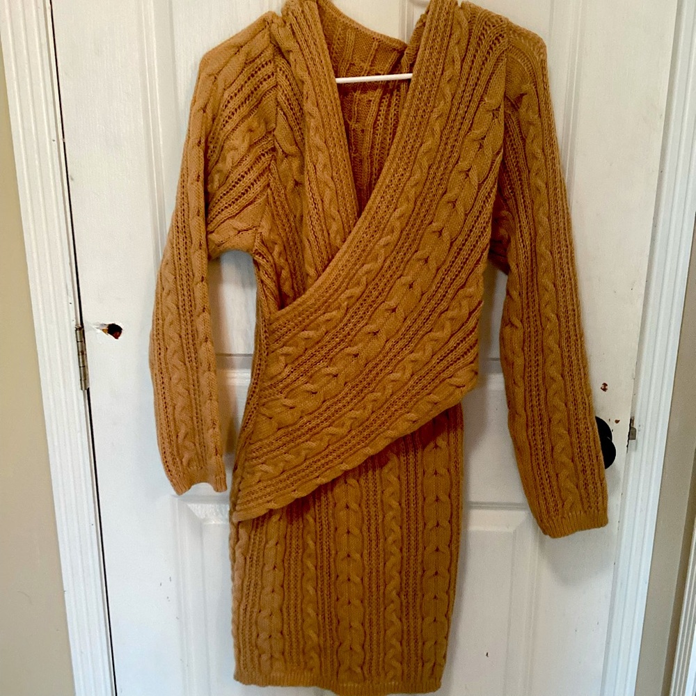 Sweater dress size large